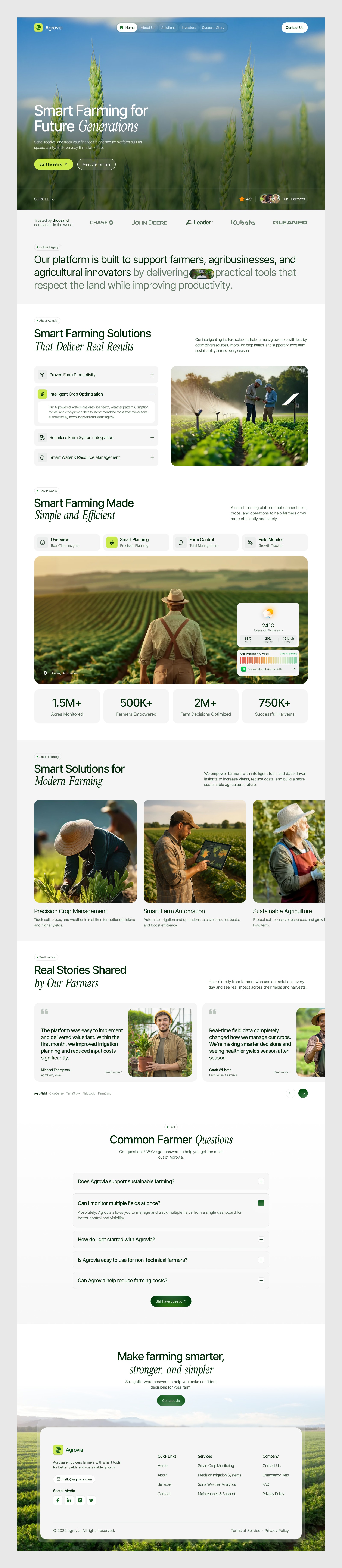 Agrovia - Modern Farming Website Image 0