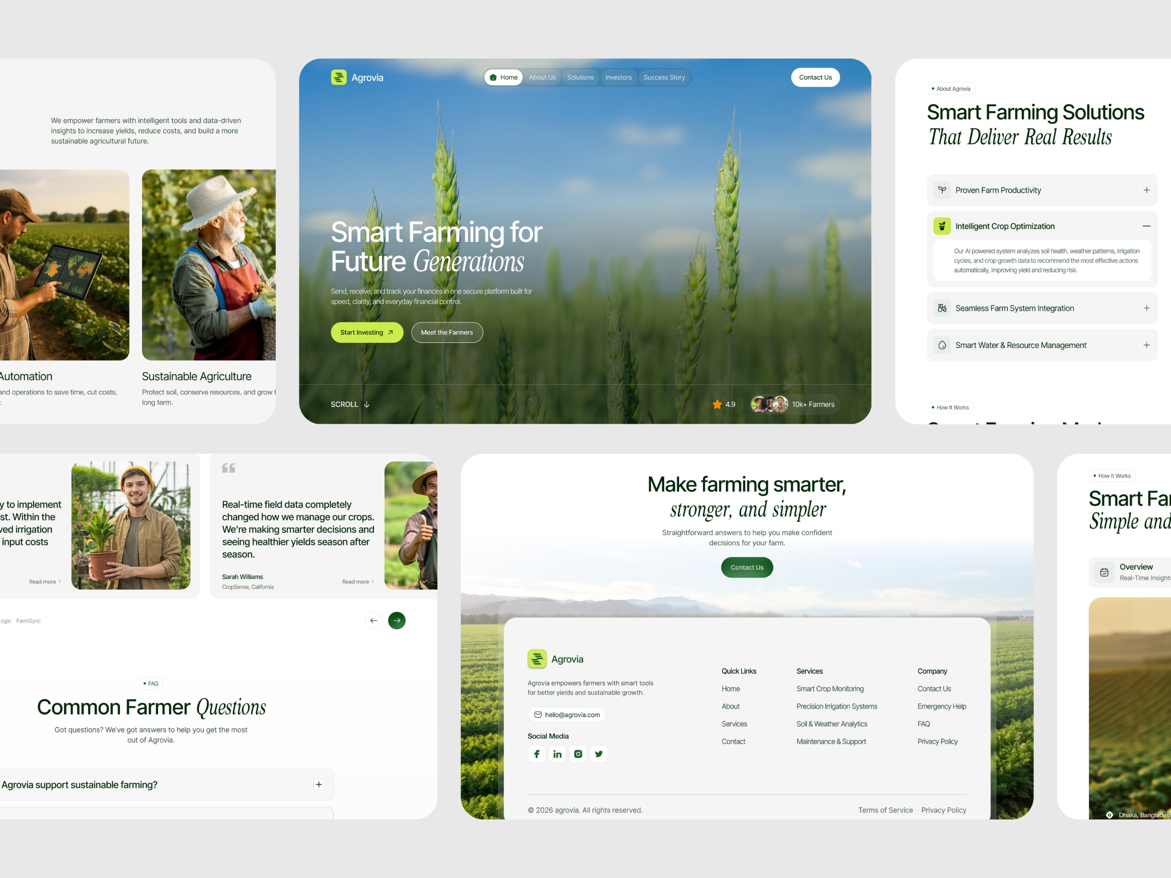 Agrovia - Modern Farming Website Image 1