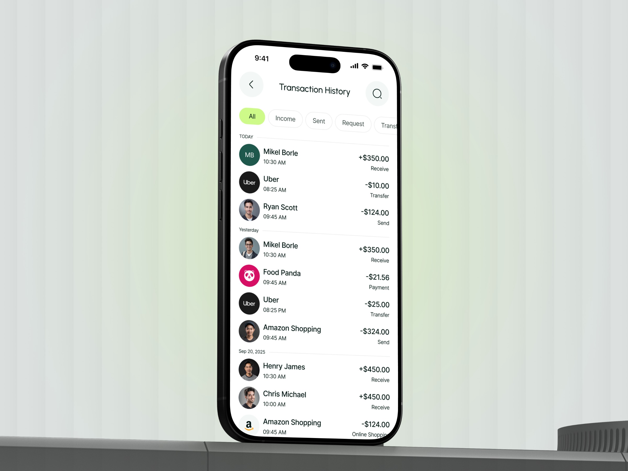 Finance Mobile App Design Image 1