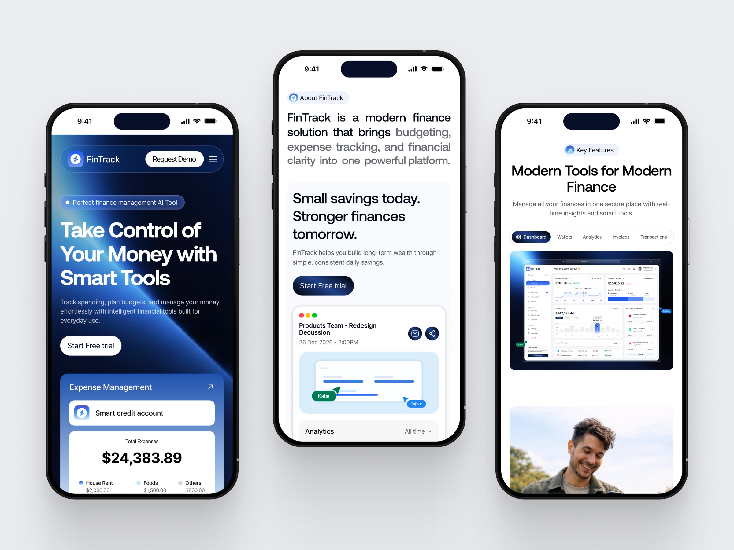 Finance Landing Page Mobile Responsive Image 3
