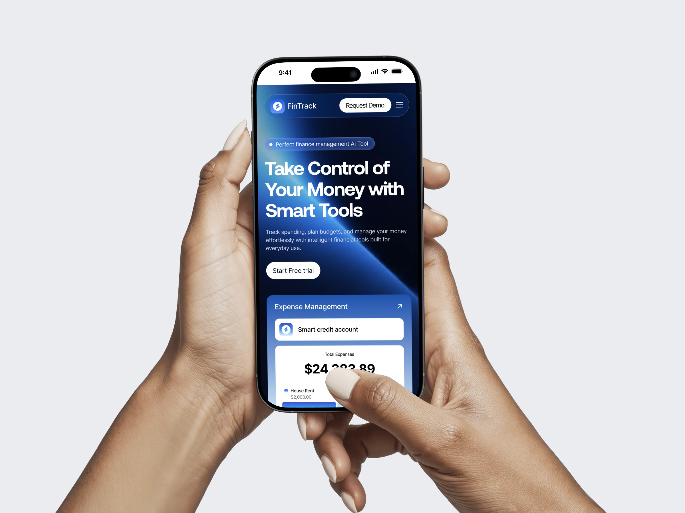 Finance SaaS Landing Page Image 2