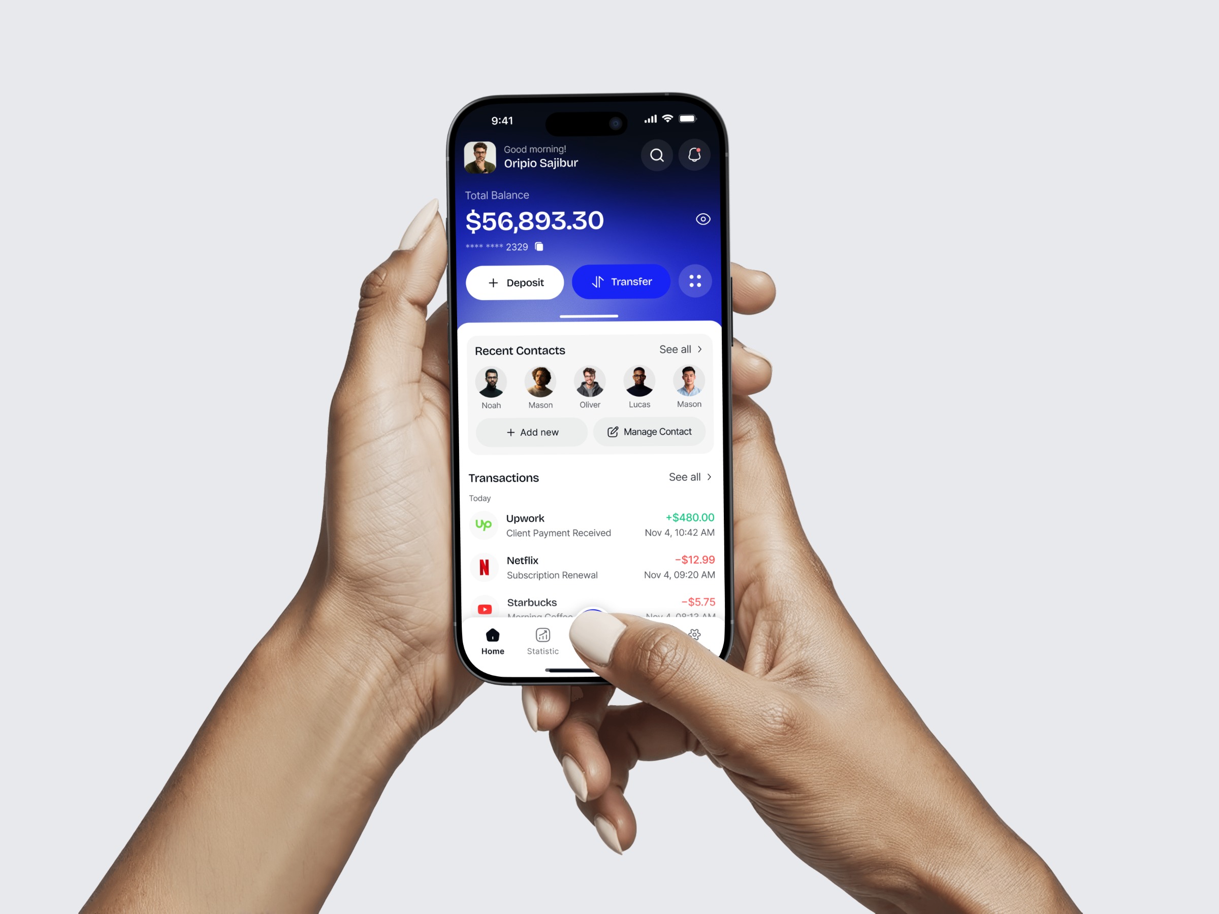 Finance Mobile App Image 1