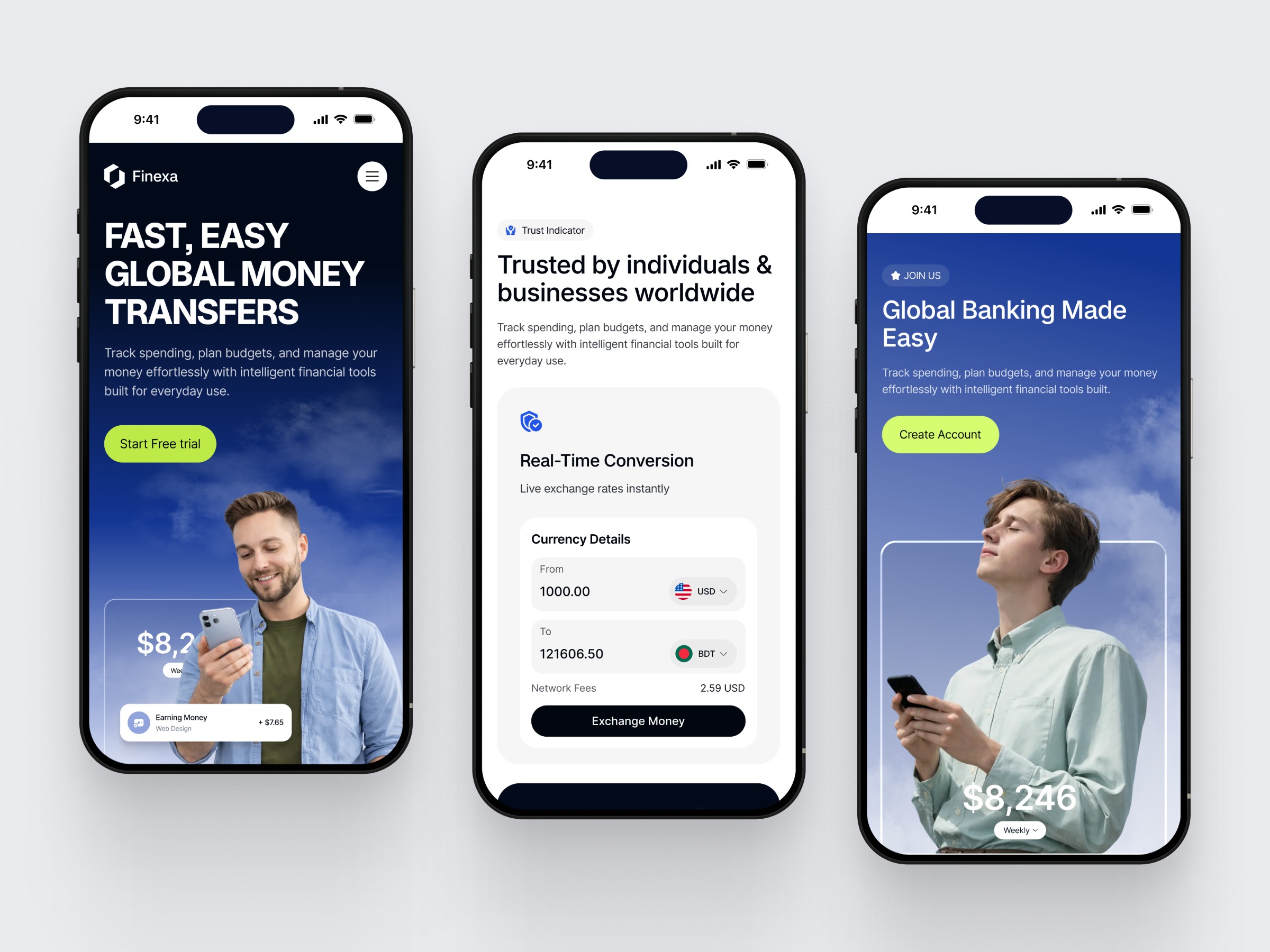 Finance SaaS Website Mobile Responsive Image 1