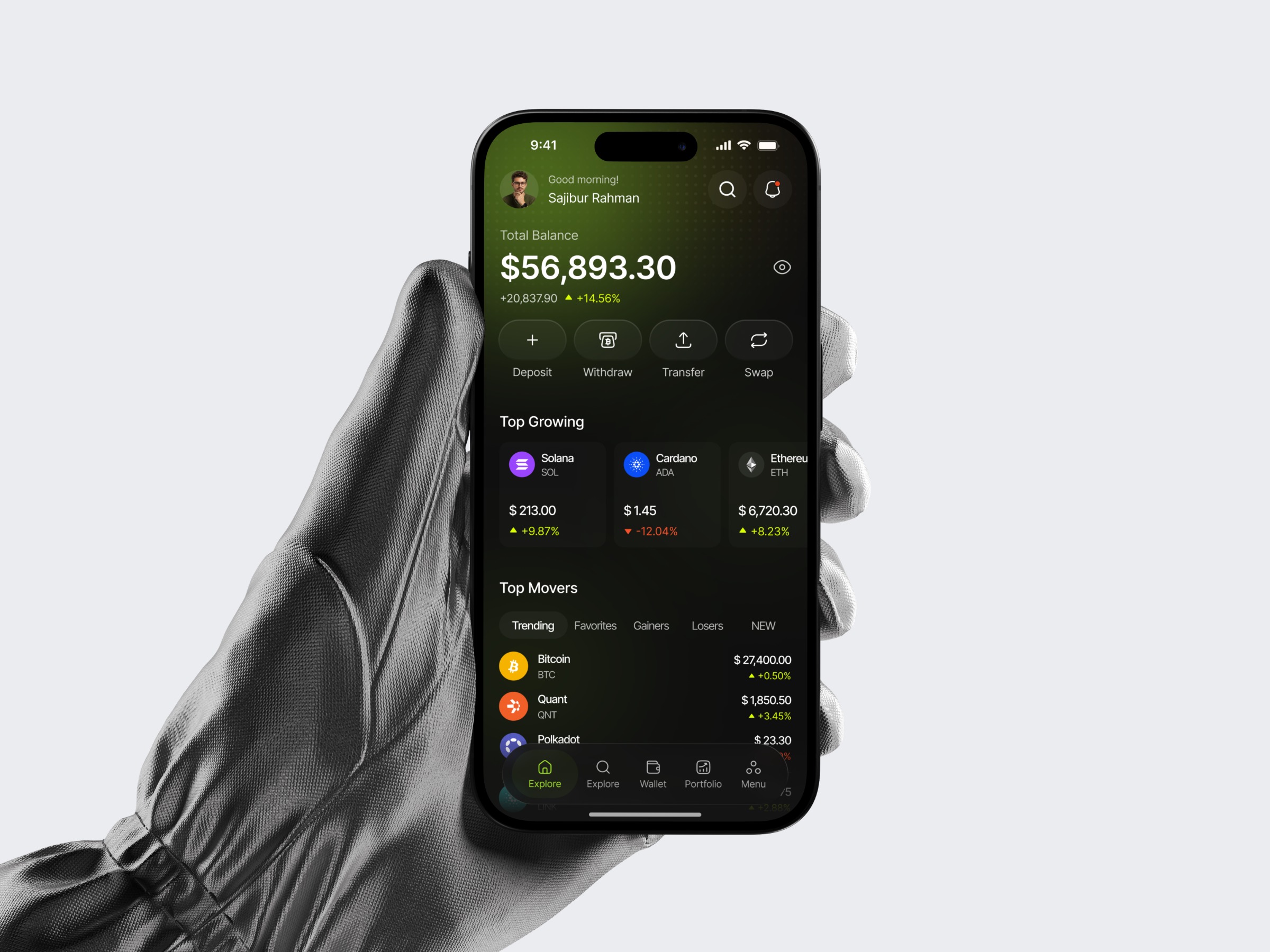 Crypto App Design Image 0