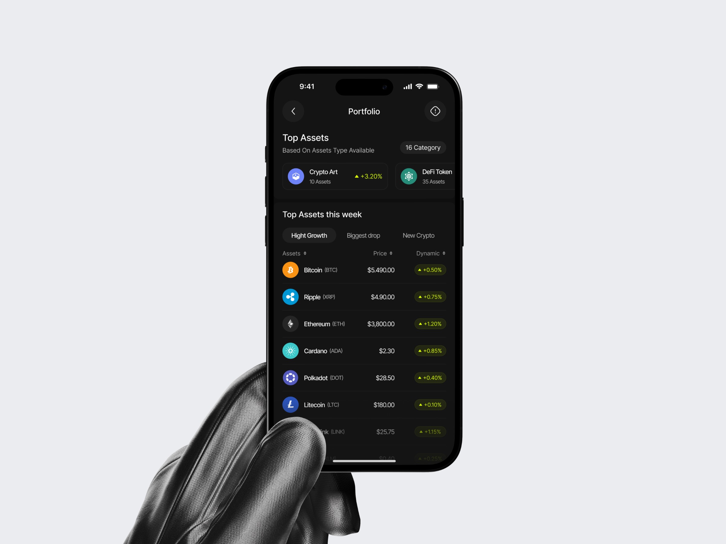 Crypto App Design Image 1