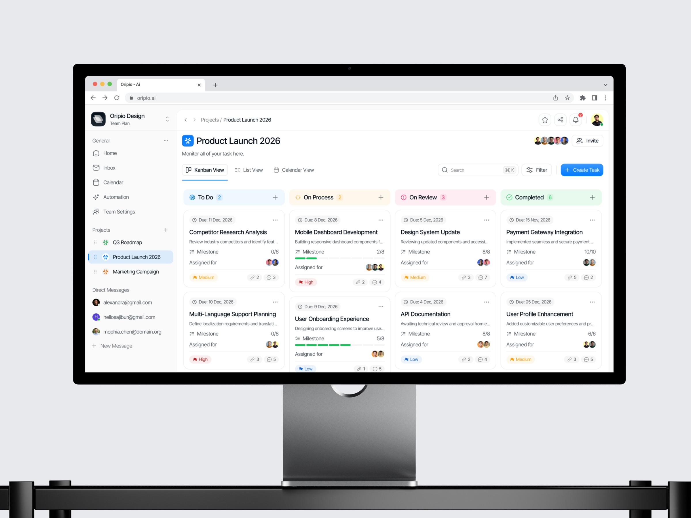 Project Management Dashboard Image 0