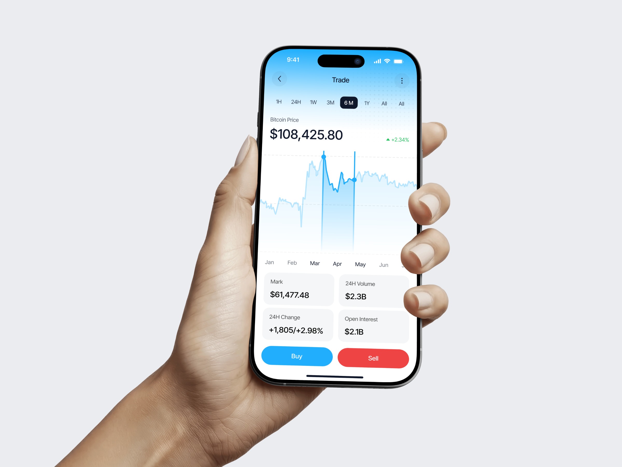 Crypto Wallet App Design Image 1