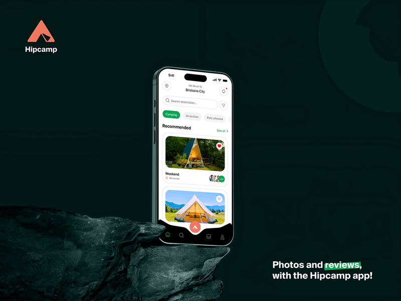 Hipcamp & RV Camping - iOS App Redesign