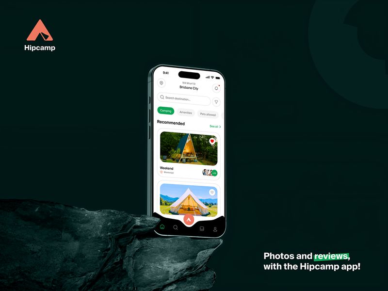 Hipcamp & RV Camping - iOS App Redesign