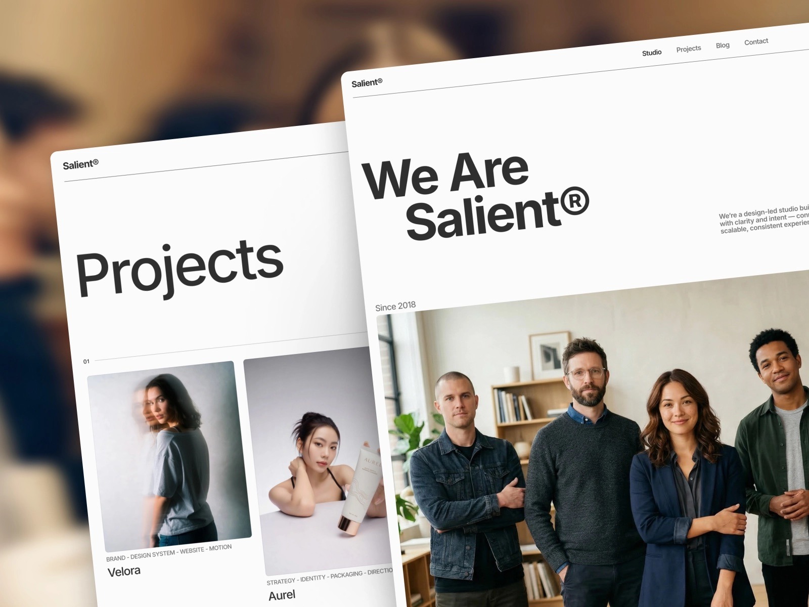 Salient: Creative Studio & Agency Template by Soyeb — Framer Marketplace Image 1