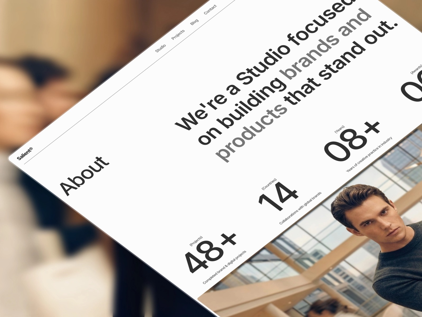Salient: Creative Studio & Agency Template by Soyeb — Framer Marketplace Image 3