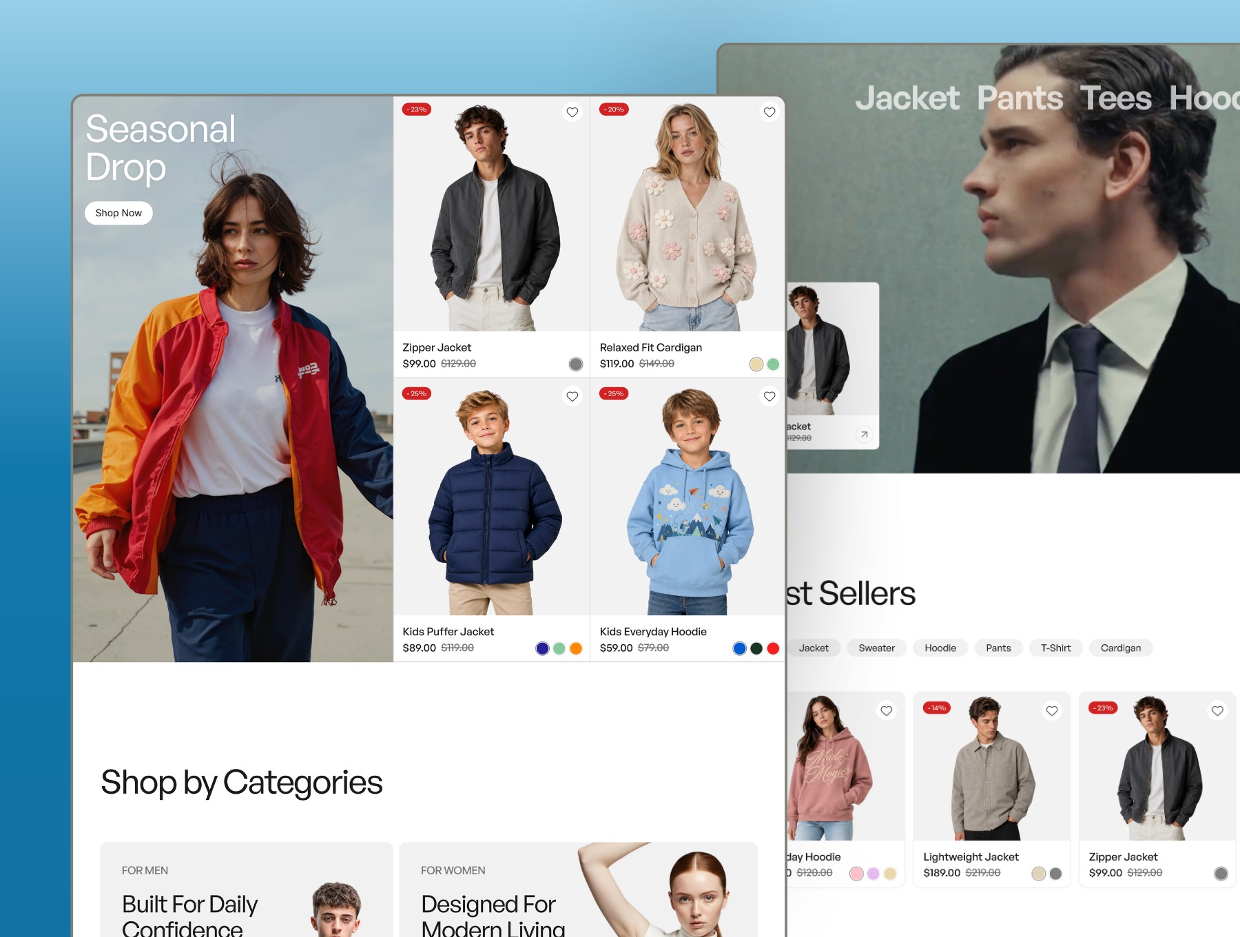 ECOM: Free Ecommerce Fashion Template Image 2