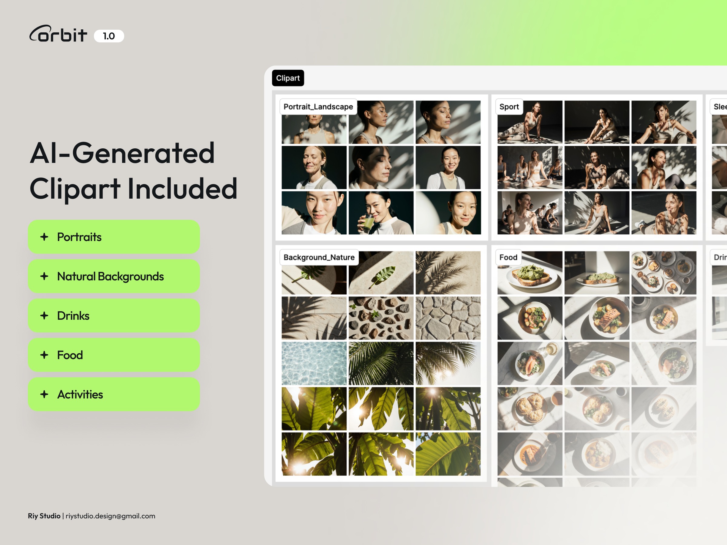 Orbit – Health & Fitness Mobile App Figma UI Kit Image 0