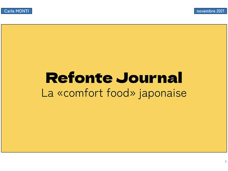Layout work on Japanese food