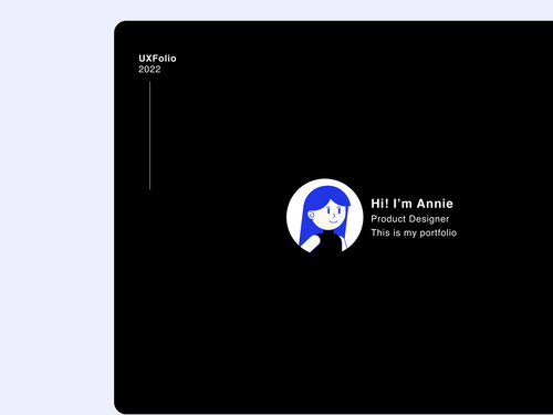 UX folio Free template on Behance