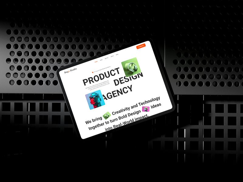 Modern Product Design Agency Website