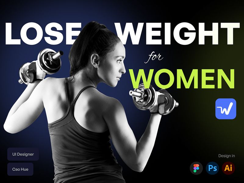 Weight Lose for Women I UI UX DESIGN