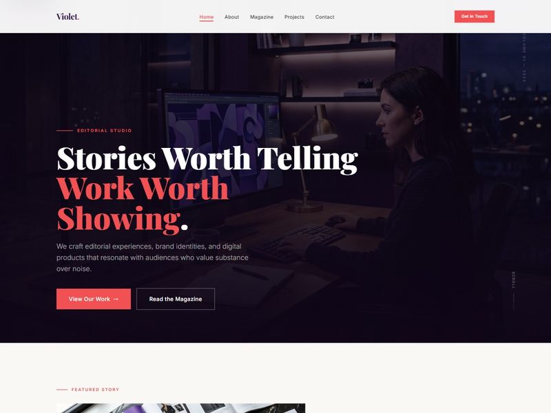 Violet Dispatch — Stories Worth Telling. Work Worth Showing.