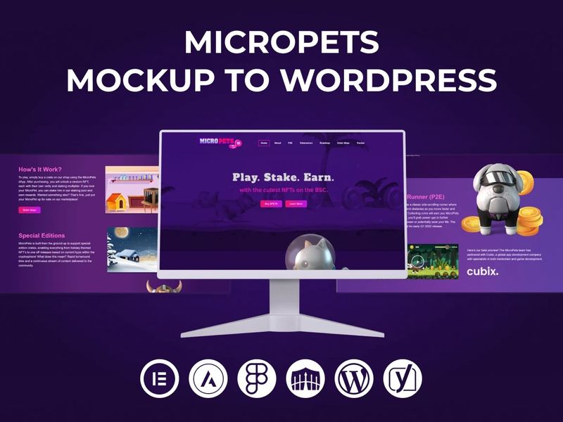 MicroPets Landing Page Redesign