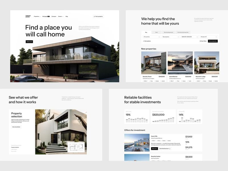 Real Estate Website Design