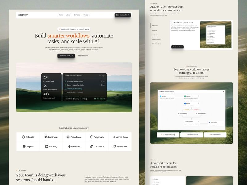 Agentory - AI Automation Agency Template