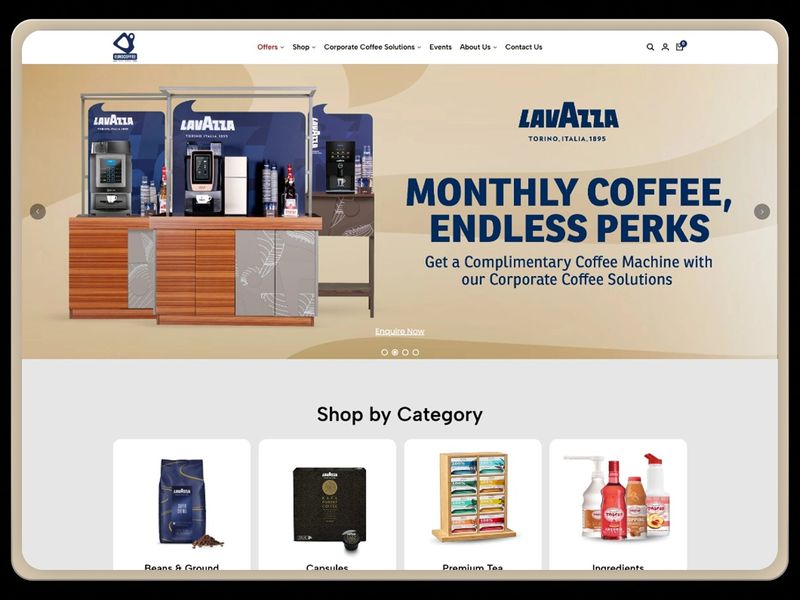 Lavazza x EuroCoffee: Premium B2B & E-Commerce        