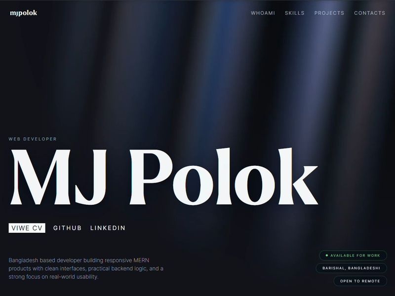 MJ Polok Portfolio