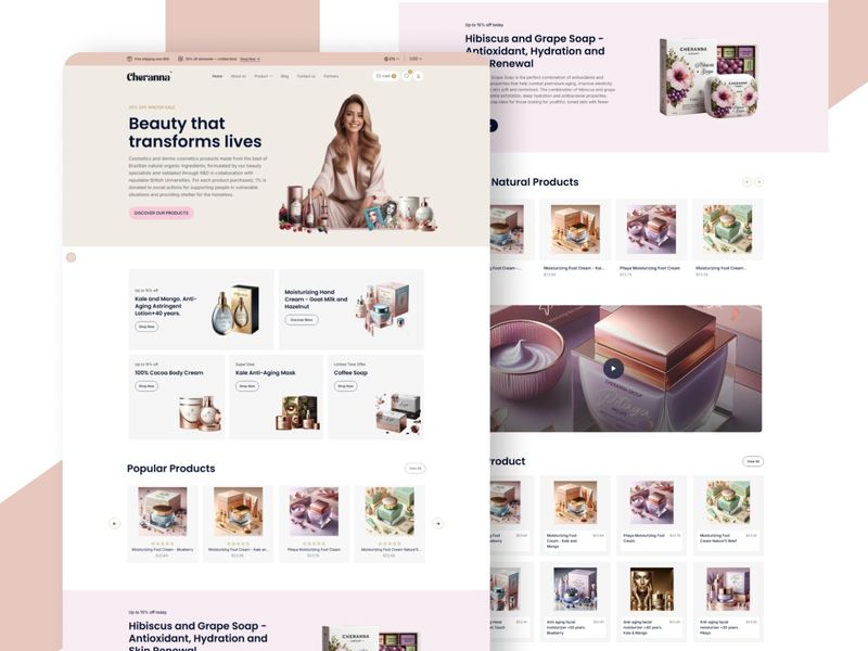 Cheranna — Organic Beauty & Dermo-Cosmetics UI