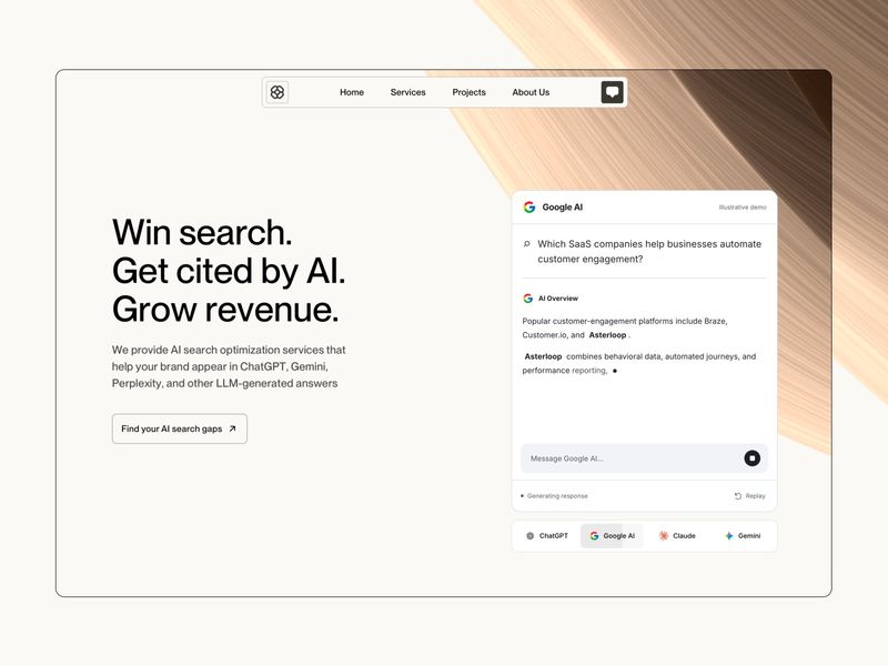 Findwell - AI Search Agency template