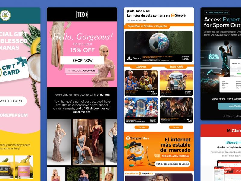 Email & Newsletter Designs (Varied)