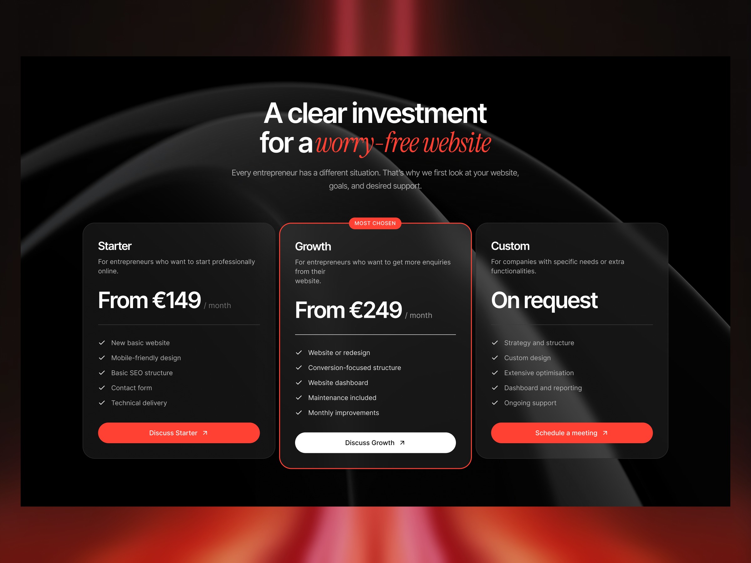 Lead Generation SaaS Web Landing Page UI Design Image 1
