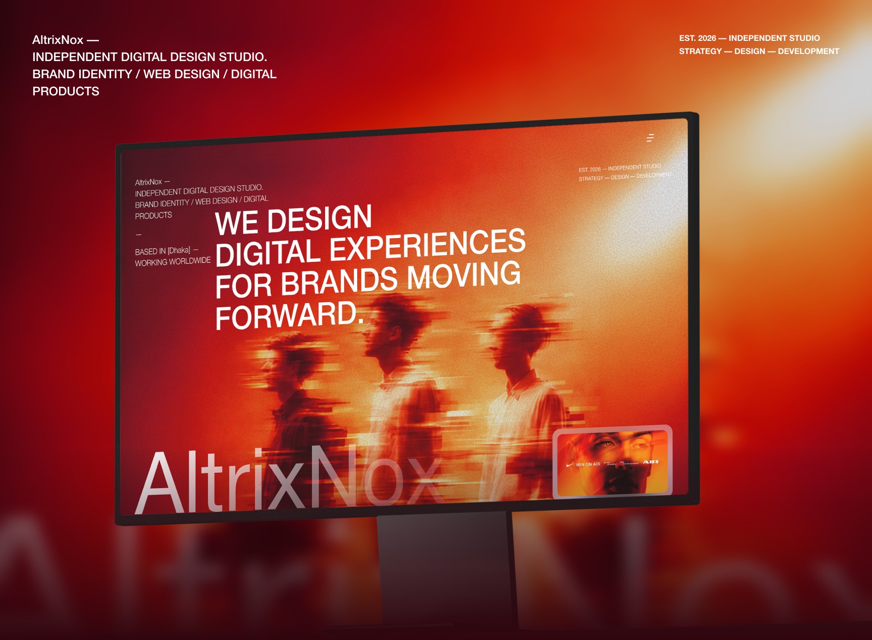 Digital Design Agency Website UI