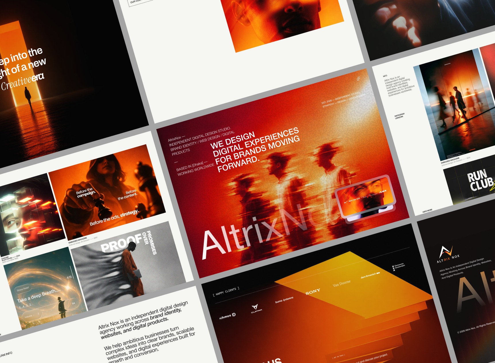 Digital Design Agency Website UI Image 0