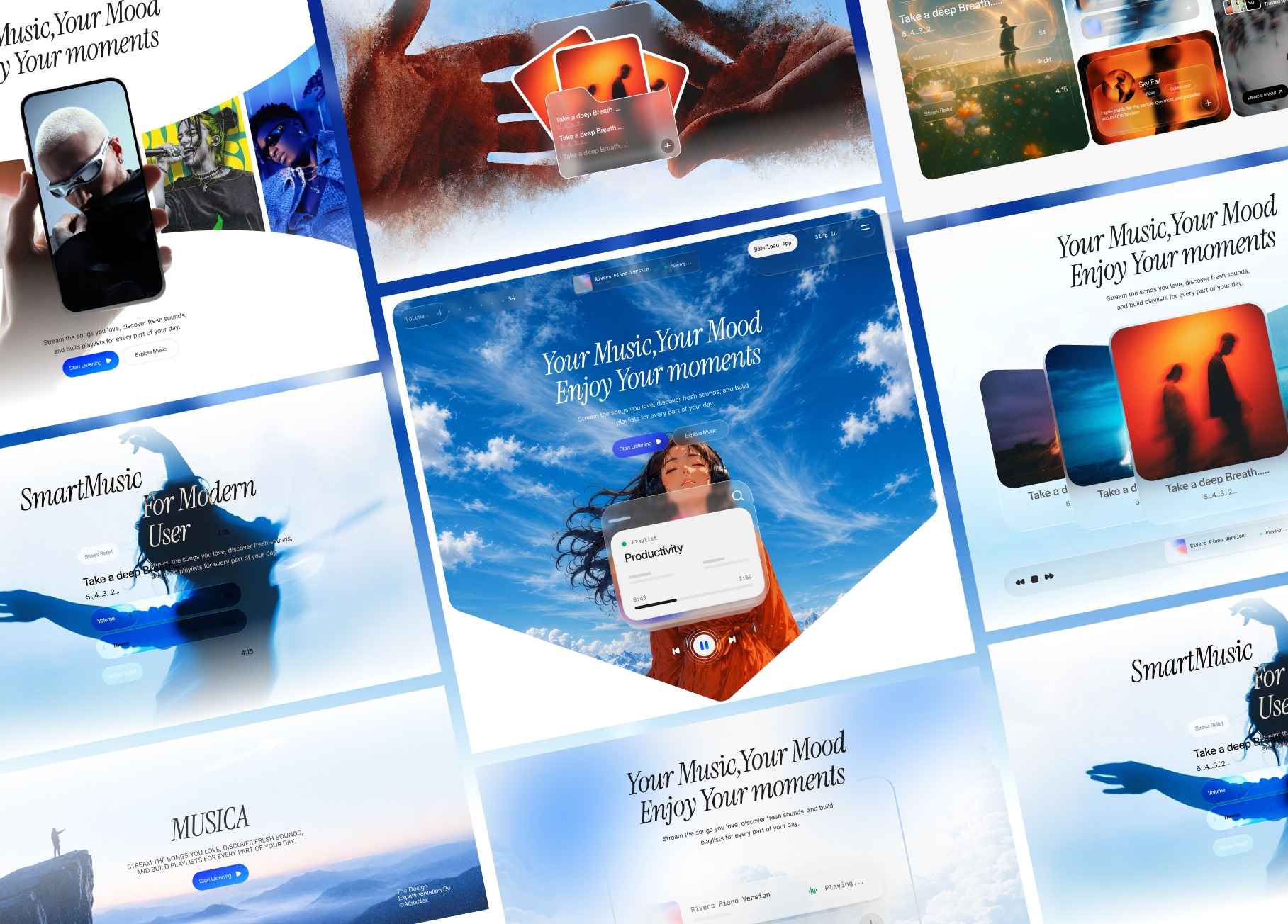 MUSICA — Music App Landing Page Image 0