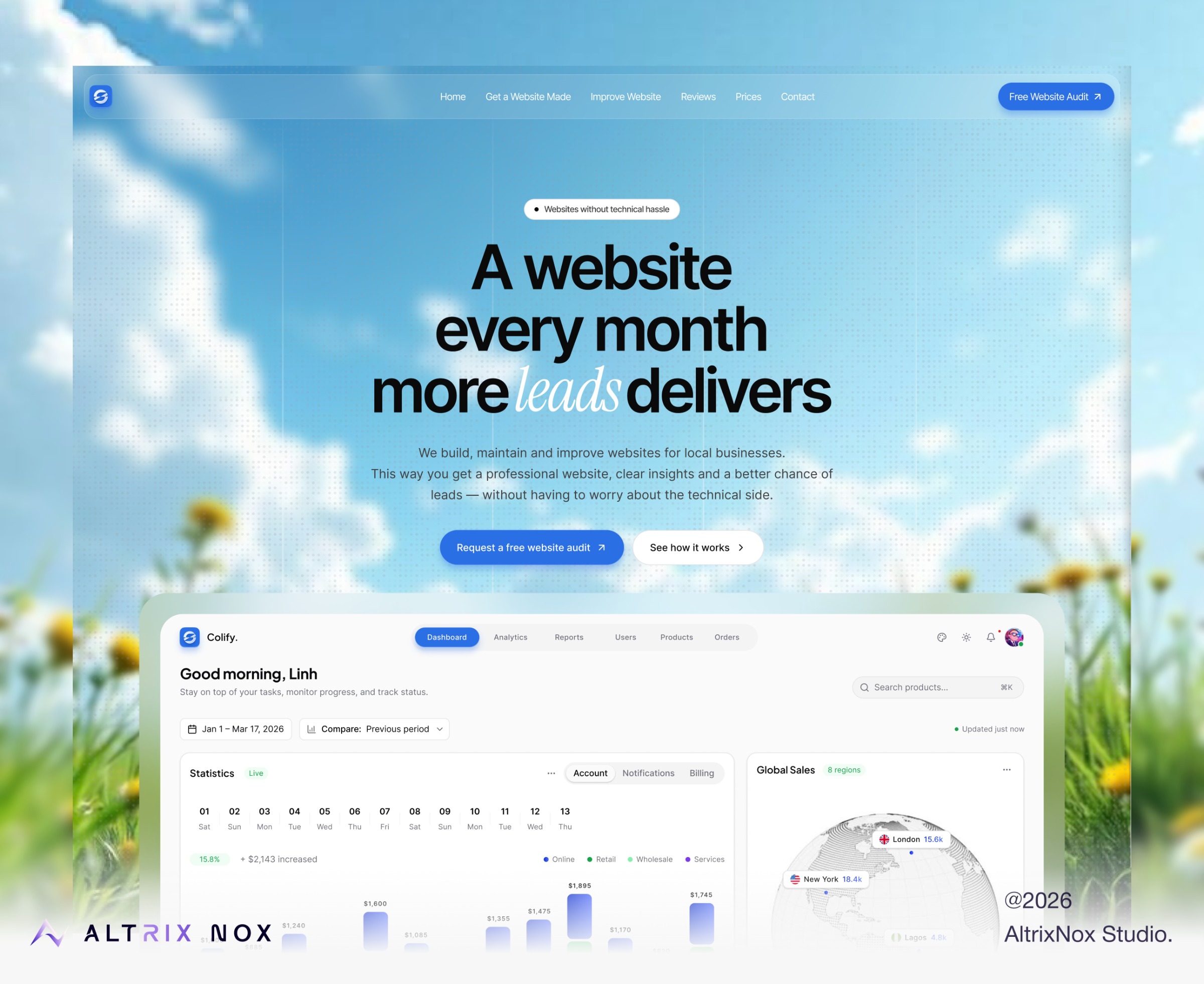 Lead Generation SaaS — Website Optimization & Growth Platform Image 1