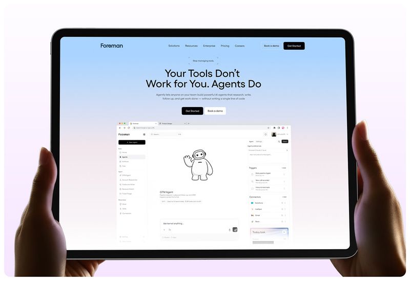 AI Agent Builder Platform | SaaS Dashboard UI/UX Design