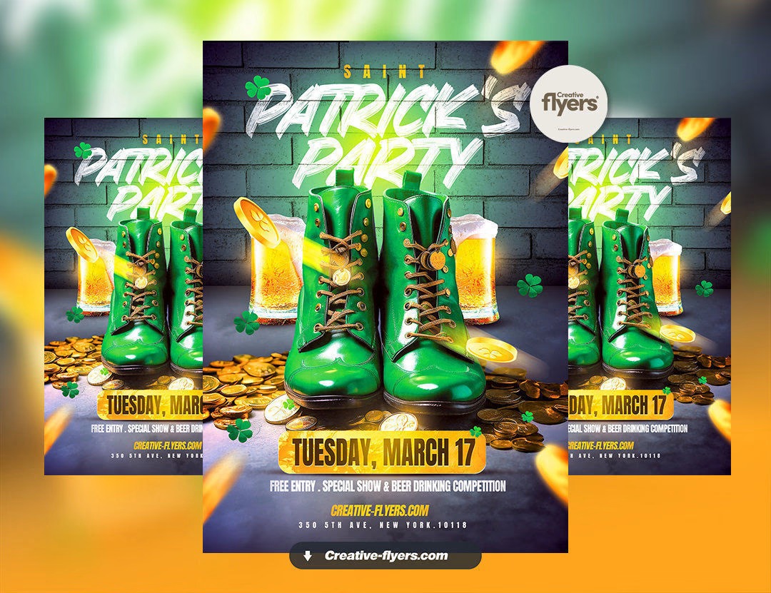 10 Best Saint Patrick’s Day Flyer Templates for 2026 - Creative Flyers Image 2