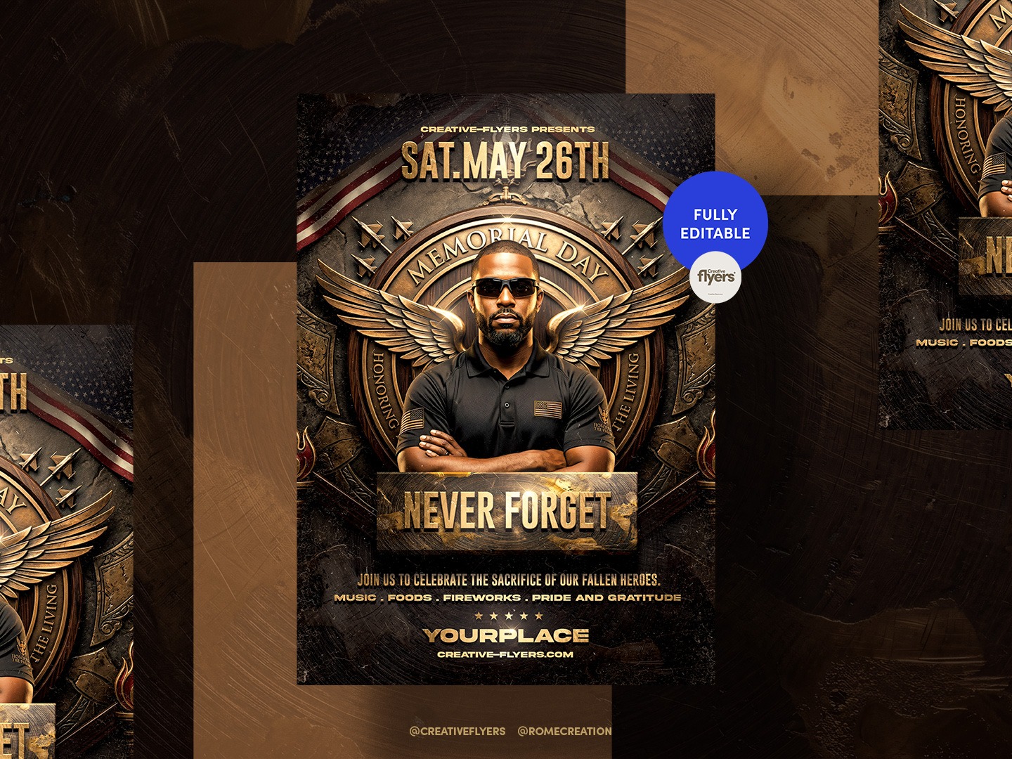 Premium Memorial Day PSD Template