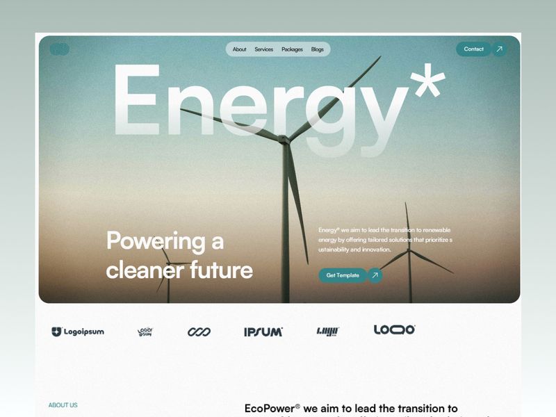 Energy Power: Free Electronics Website Template by Nazmul Hassan — Framer Marketplace