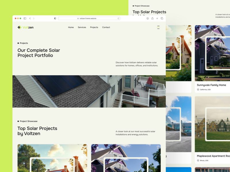 Voltzen Solar Energy Website Template
