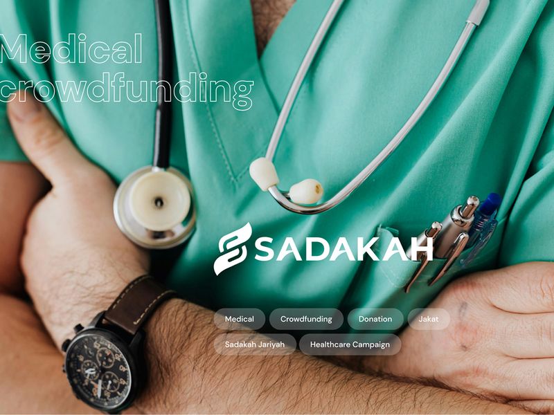 Sadakah - medical crowdfunding UX/UI design case study