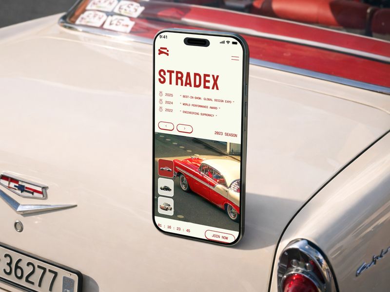 Online Car Auction - Mobile App - Responsive