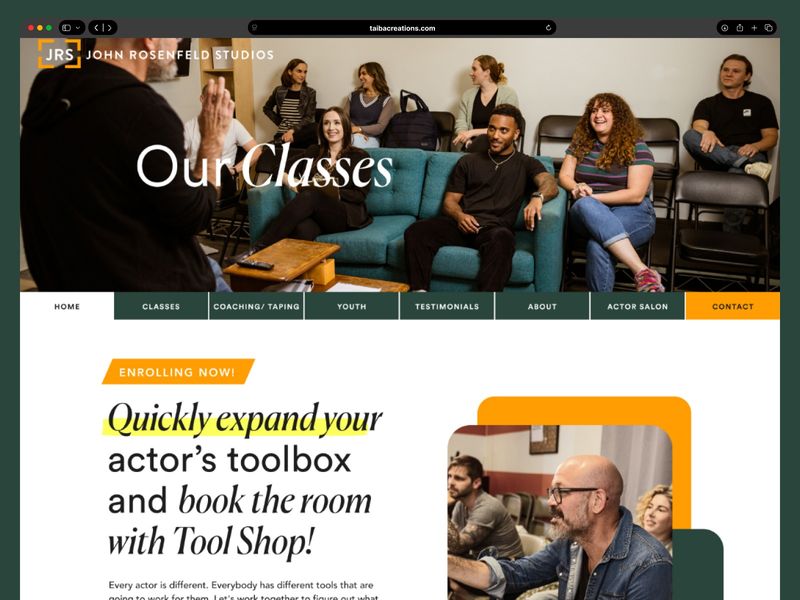 John Rosenfeld Studios: A Bespoke Educational Web Experience