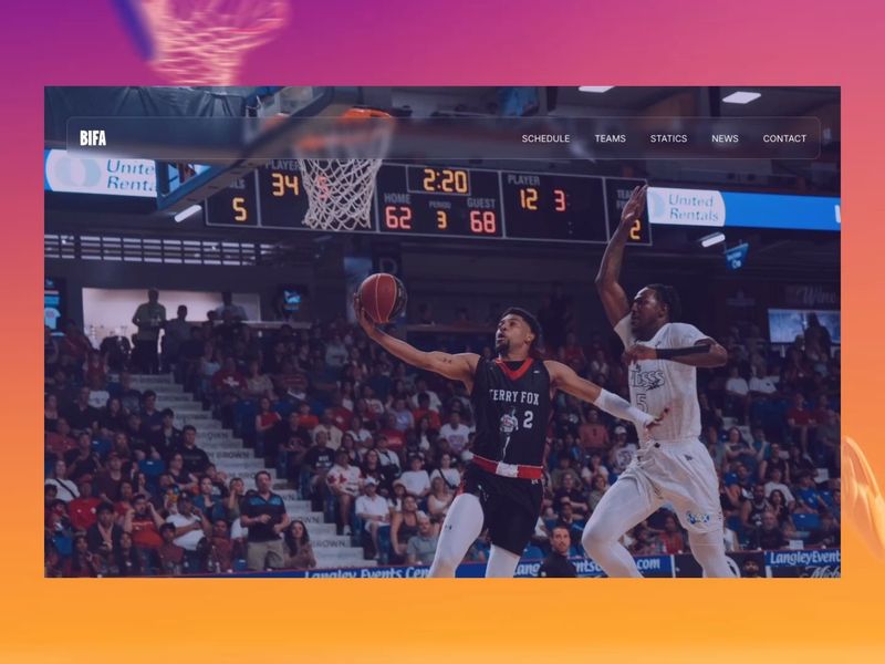 BIFA Basketball League Website Template