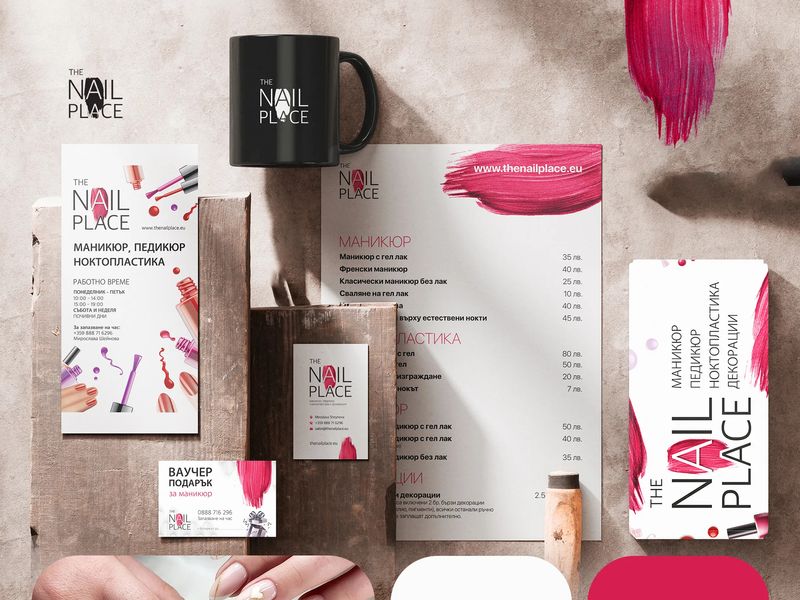 Branding · The Nail Place — Manicure, Pedicure and Nail Salon