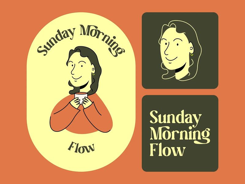 Sunday Morning Flow - Logo Ideas by Max Terschluse