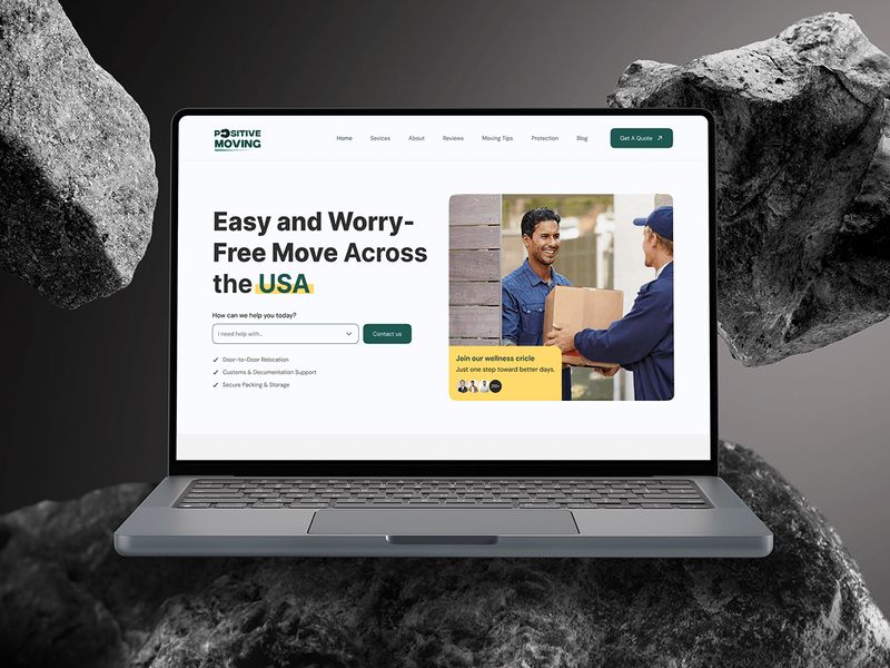 Metropolis - Moving Company Website Design 🚛