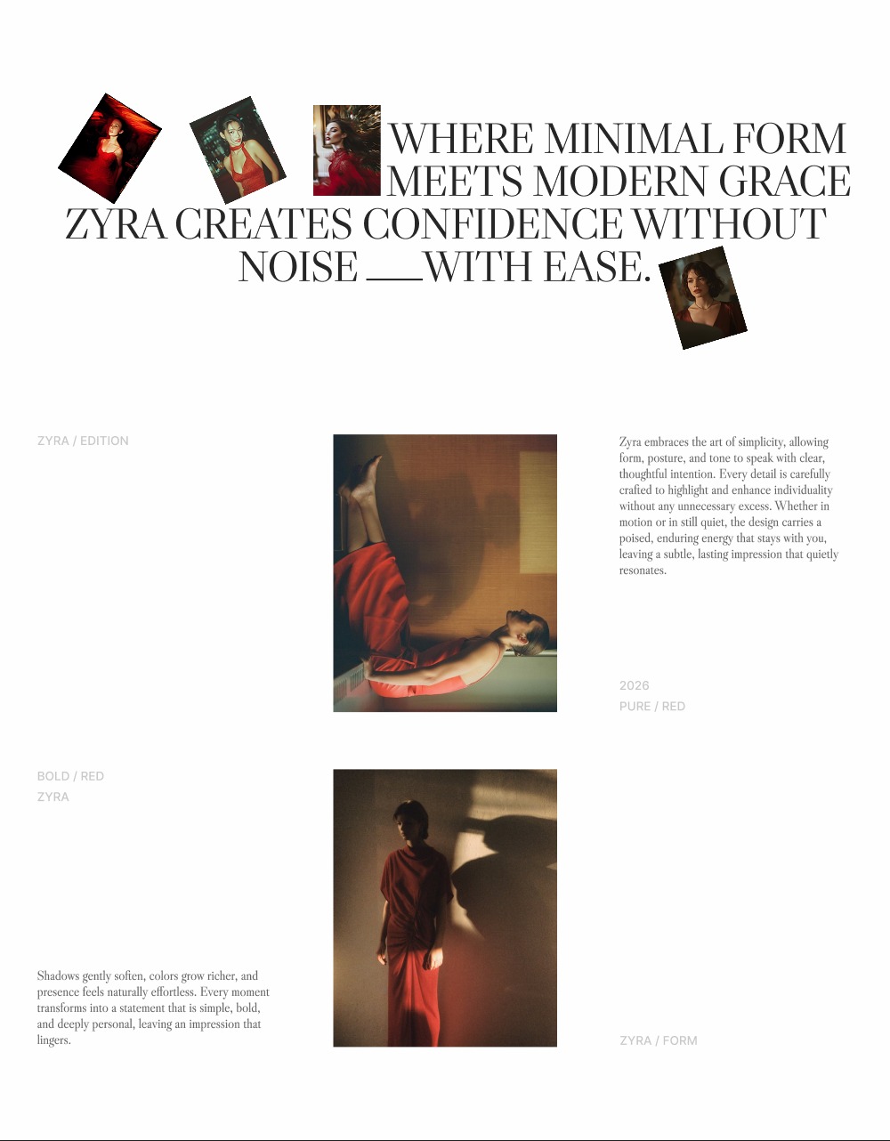 Red in Focus - Zyra Fashion Image 1