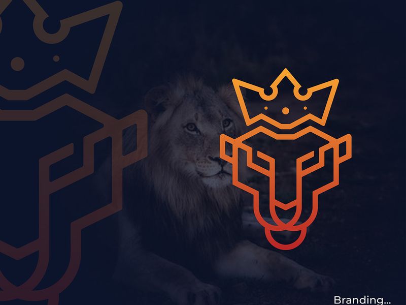 Brand Identity, Lion Crown, Branding, Logo Design