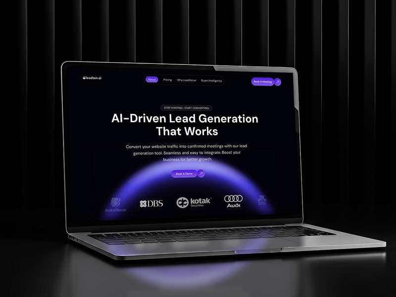 AI-Powered Lead Generation Website Design